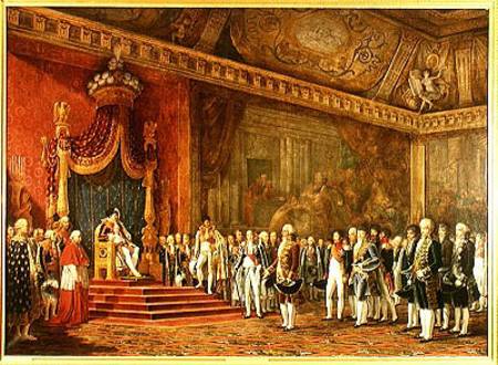 Napoleon (1769-1821) Receiving the Delegation from the Roman Senate de Innocent Louis Goubaud