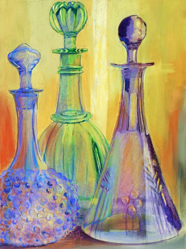 color composition with glass de Georg Ireland
