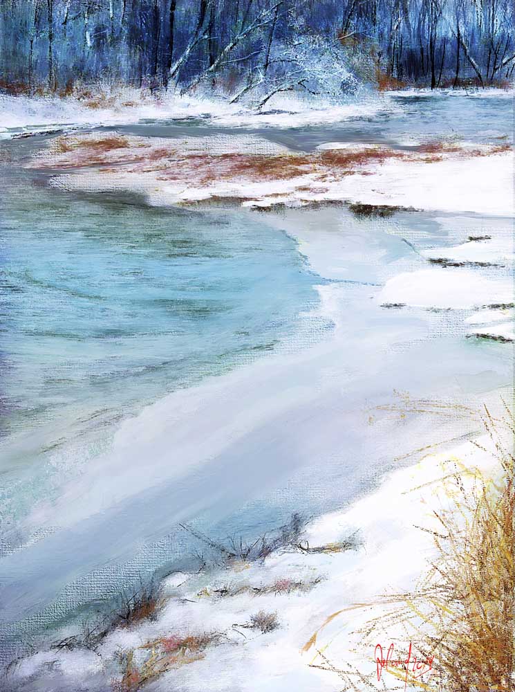 Icy landscape de Georg Ireland