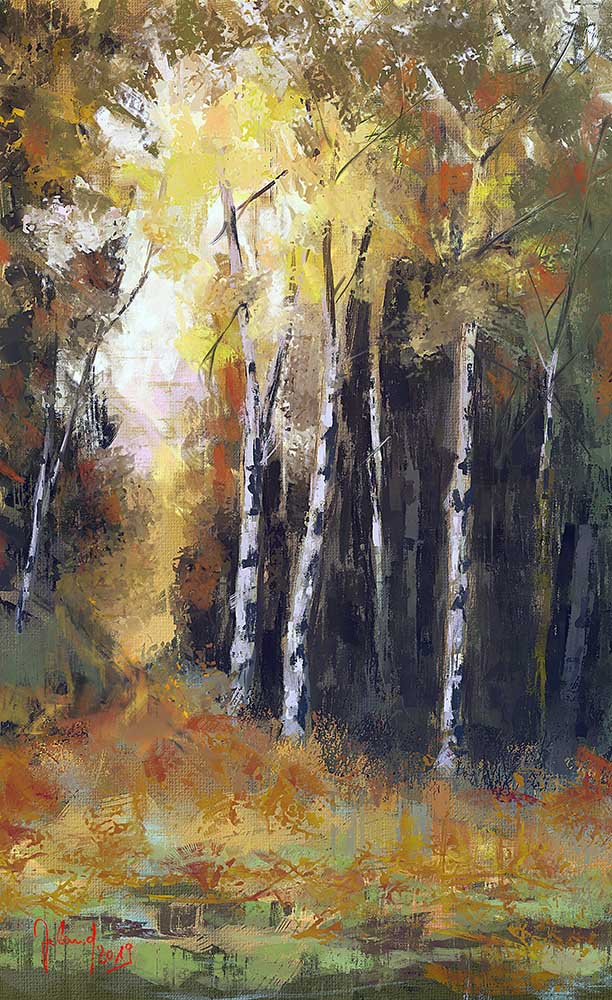 Autumn forest de Georg Ireland