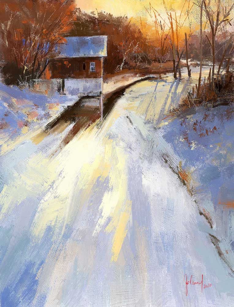 Winter light de Georg Ireland