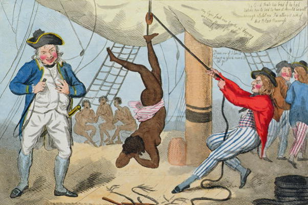 The Abolition of the Slave Trade, 1792 (coloured etching) de Isaac Cruikshank