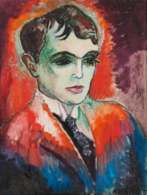 Porträt von Dichter Herman Wildenvey (1885-1959) de Isaac Grunewald