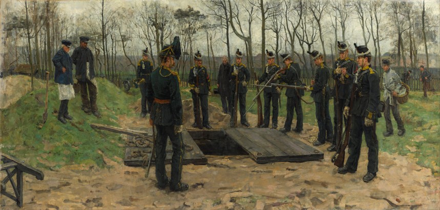 Military funeral de Isaac Israels