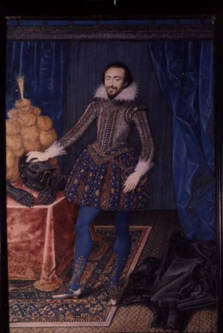 Portrait of Richard Sackville, 3rd Earl of Dorset (1589-1624) de Isaac Oliver