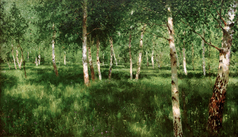 Birch Grove de Isaak Iljitsch Lewitan