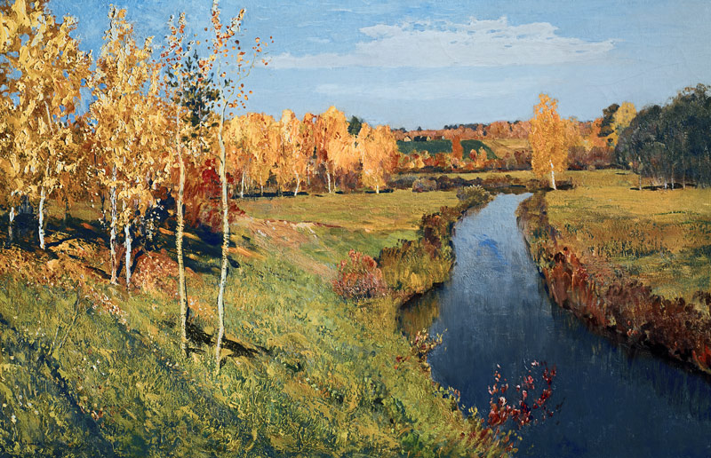 Goldener Herbst de Isaak Iljitsch Lewitan