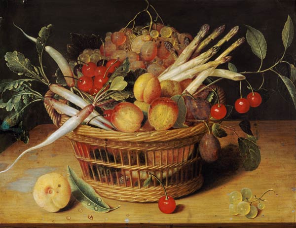 Vegetables and fruit still life de Isaak Soreau