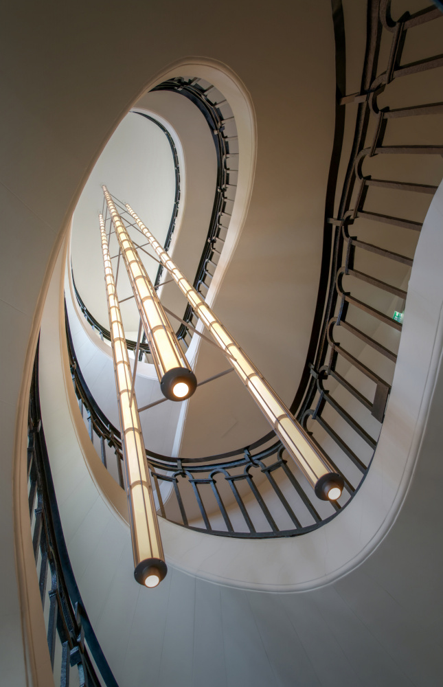Stairs with lights de Isabelle DUPONT