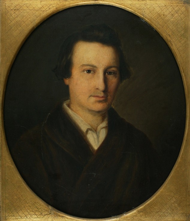 Portrait of the poet Heinrich Heine (1797-1856) de Isidor Popper