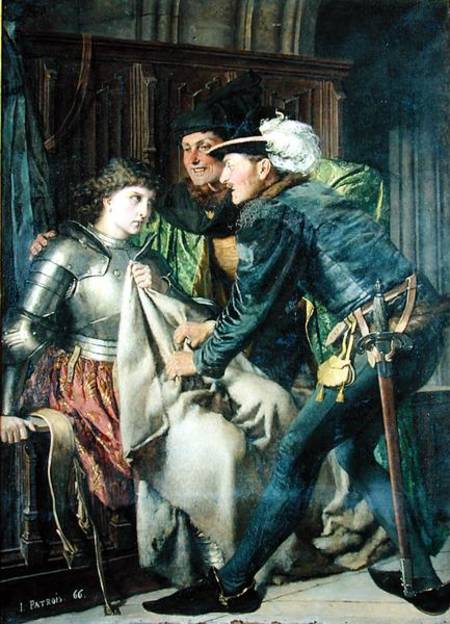 Joan of Arc (1412-31) Insulted in Prison de Isidore Patrois