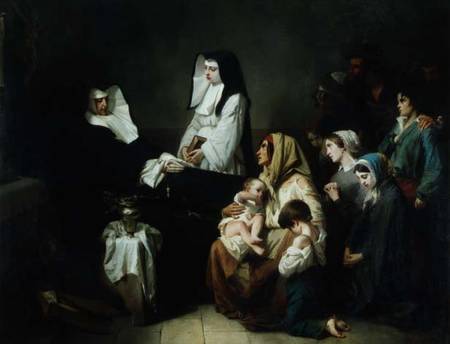 Death of a Sister of Charity de Isidore Pils