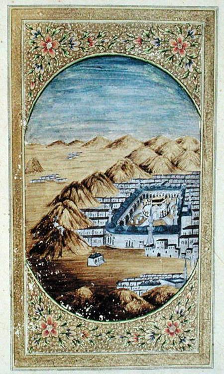 Mecca surrounded by the Mountains of Arafa de Islamic School