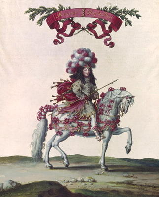 Philippe I (1640-1701) Duke of Orleans as the King of Persia, part of the Carousel Given by Louis XI de Israel, the Younger Silvestre
