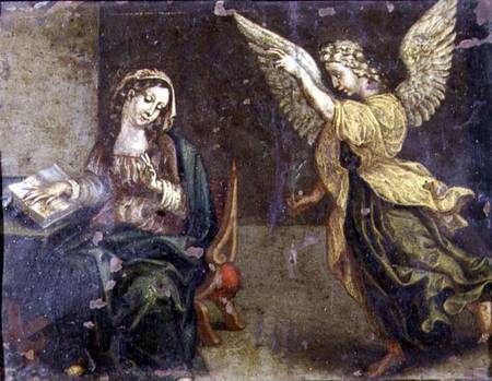 The Annunciation de Scuola pittorica italiana