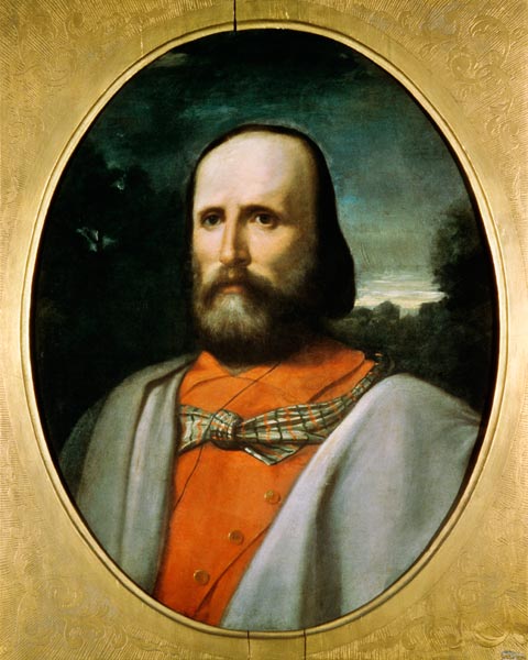 Portrait of Giuseppe Garibaldi (1807-82) de Scuola pittorica italiana