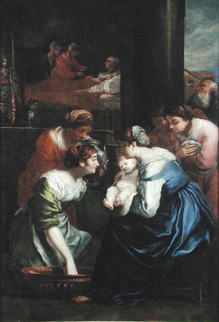 The Birth of the Virgin de Scuola pittorica italiana