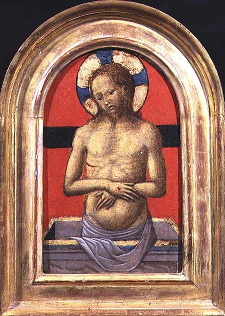 Christ, centre of a triptych de Scuola pittorica italiana