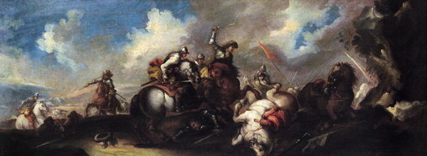 The Battle of the Cavaliers de Scuola pittorica italiana