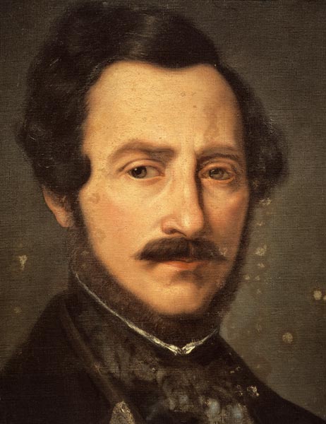 Portrait of Gaetano Donizetti (1797-1848) de Scuola pittorica italiana