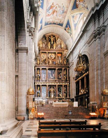The High Altar in the Basilica (photo) de Scuola pittorica italiana