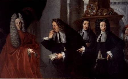 A Judge and Three Advocates, Venetian School de Scuola pittorica italiana