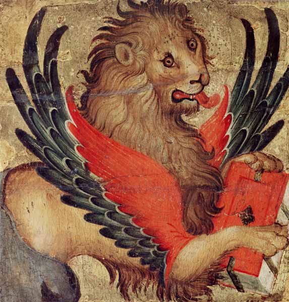 The Lion of St. Mark de Scuola pittorica italiana