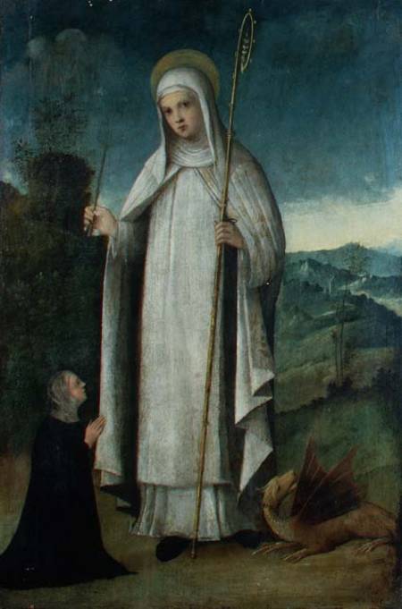 St. Margaret de Scuola pittorica italiana