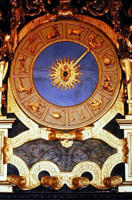 Orologio Zodicale (Zodiac Clock) de Scuola pittorica italiana