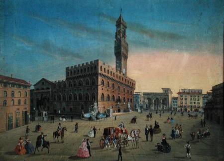 Piazza Signoria, Florence de Scuola pittorica italiana