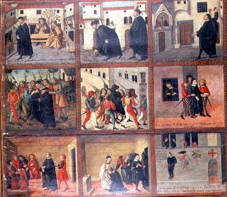 The Story of Antonio di Giuseppe Rinaldeschi, a Florentine Noble, Florentine School de Scuola pittorica italiana