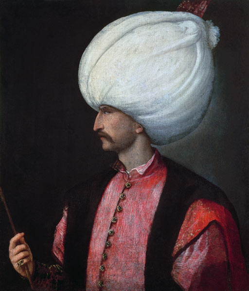 Suleiman II Sultan of Turkey (1641-91) de Scuola pittorica italiana