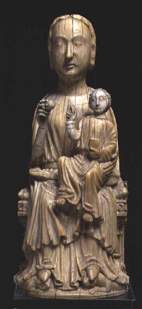 Virgin and Child, statuette