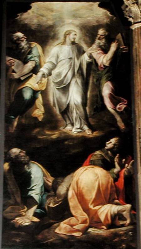 The Transfiguration of Christ from the organ de Scuola pittorica italiana