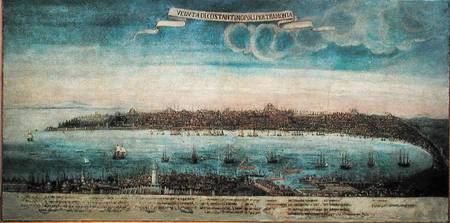 View of Constantinople de Scuola pittorica italiana