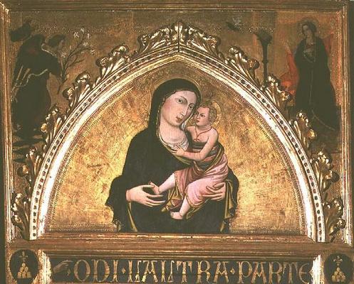 Madonna and Child (tempera on panel) de Italian School, (15th century)