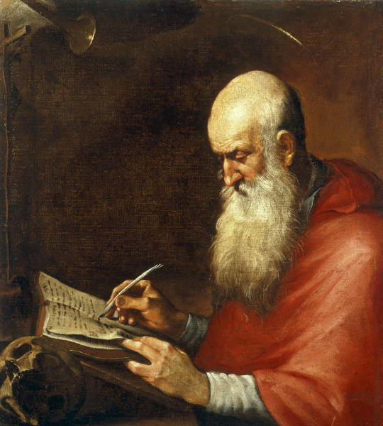 St.Jerome / Ital.Paint./ C17th de Italienisch