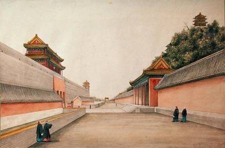 The Imperial Palace in Peking, from a collection of Chinese Sketches de Ivan Alexandrov