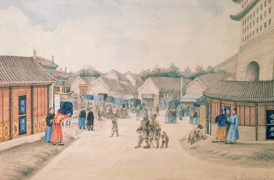 Tsyan-Minh Bridge, from Chinese Sketches, 1804-06 de Ivan Alexandrov