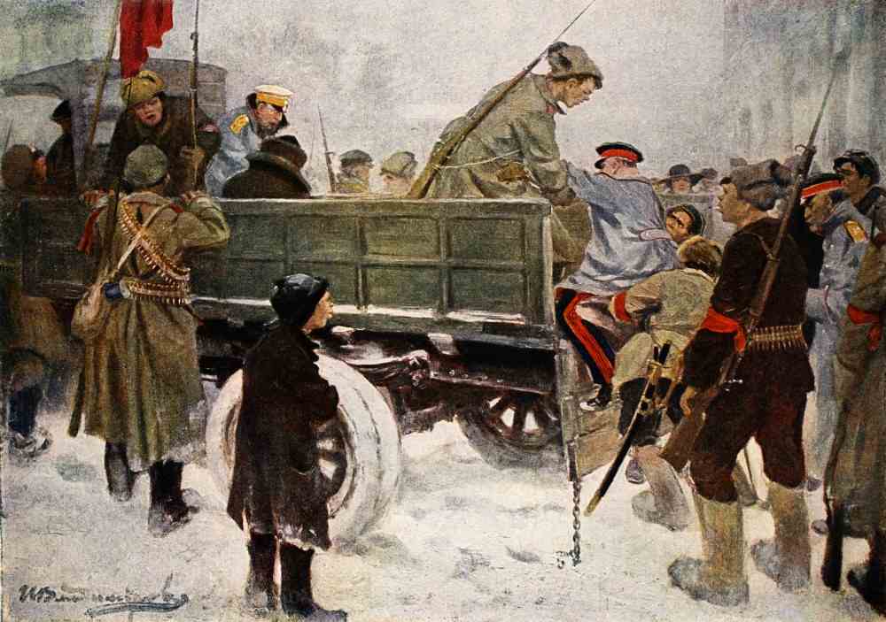 Arresting Generals during the Revolution in February 1917 de Ivan Alexeyevich Vladimirov
