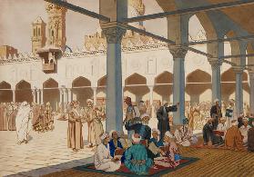 Courtyard of the Al-Azhar Mosque and University, Cairo