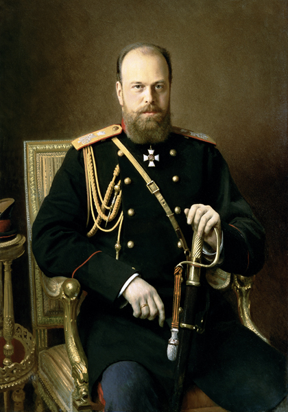 Portrait of Emperor Alexander III (1845-94) 1886 de Ivan Nikolaevich Kramskoy