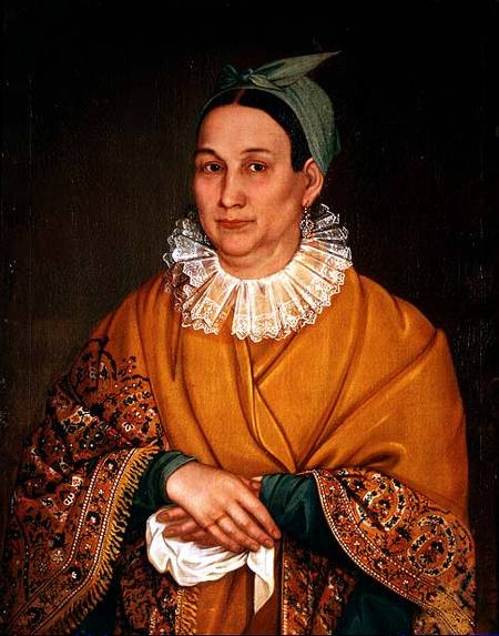 Portrait of a Merchant's Wife de Ivan Vasilievich Tarkhanov