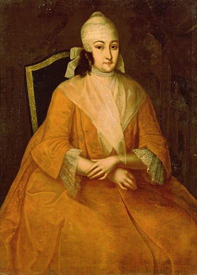 Portrait of Anna Leopoldovna de Ivan Yakovlevich Vishnyakov