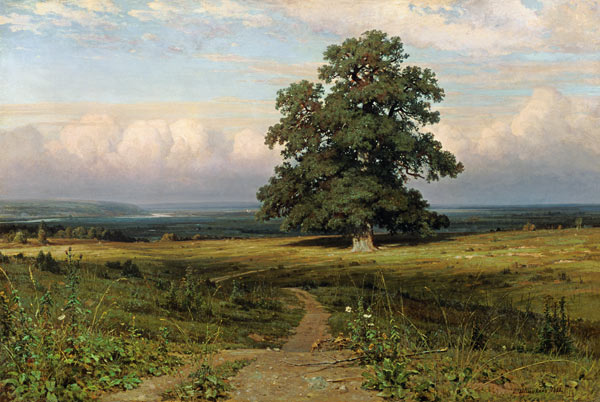 Shishkin / On barren heathland / 1883 de Iwan Iwanowitsch Schischkin