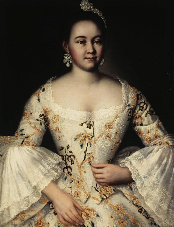 Portrait of Stepanida Yakovleva (1738-1781) de Iwan Jakowlewitsch Wischnjakow
