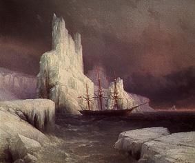 Icebergs de Iwan Konstantinowitsch Aiwasowski