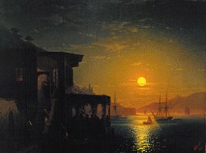 Sunset about Konstantinopel de Iwan Konstantinowitsch Aiwasowski