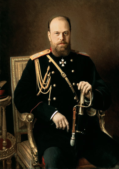 Alexander III. von Russland de Iwan Nikolajewitsch Kramskoi