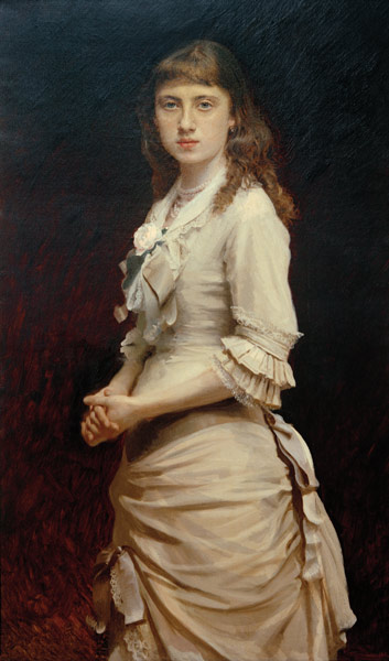 Porträt Sofja Kramskaja, Tochter des Malers de Iwan Nikolajewitsch Kramskoi